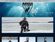 Tablet Screenshot of abyssdivingsuits.com
